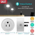 Wifi Smart Mini Plug Outlet Remote Control Timer Switch Socket Alexa Google Home