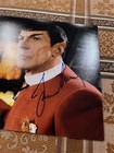 Signed Leonard Nimoy Star Trek Spock Autographed 8x10 Color Photograph Plus