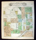 1928 Plat Map City Of Kalamazoo Michigan Courthouse Downtown Stuart West Douglas