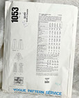 Vtg 70s Vogue Paris Original Sewing Pattern Molyneux 1053 Uncut Dress Sz 14