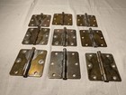 Stanley Door Hinges Patina Vintage Made In Usa Lot Of 9 Metal Exterior Interior