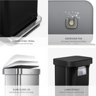 Simplehuman 45l Kitchen Step Trash Can Liner Pocket Soft Close 12 Gallon