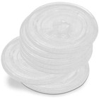 Wholesale Clear Pet Flat Lids With Straw Slot For 12  16  20   24 Oz 1000 Ct