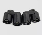 1 Pair Quad Carbon Fiber Exhaust Tip For Bmw G05 X5 G06 X6 G07 X7 2019- Nozzle