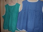 Nwot 3x  Polka Dot Cobbler Aprons  2  Snap Front  Pockets Only Necessities
