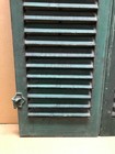 Antique Pair 13x52 House Window Wood Louvered Shutters Shabby Vtg Chic 835-26b