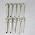 Tupperware On The Go Cutlery 10 Sets Silverware Fork Knife Spoon Snap Together