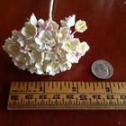 Vintage Millinery Flower Forget Me Not Soft Yellow Cluster For Hat   Hair Sy1