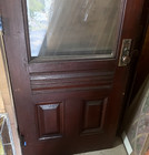 Nice Late 19th Early 20th Stained Glass Door