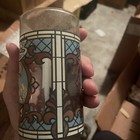 Vintage Dr Pepper King Of Beverages Stain Glass Style Advertising Glass Tumbler