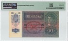 Austria 10 Kronen 1915  1919   P-51a  Austrian-hungarian Bank  Pmg 64 Epq Ch Unc