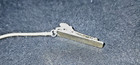 Vintage Sweater Clip guard Gold Tone Textured Bars W snake Chain
