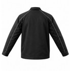 Tooliom Welding Jacket 11oz Flame Resistant Cotton Lightweight Coat Black