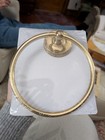 New Old Stock Gatco Solid Brass Towel Ring Wall Mount
