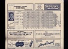 1946 Pcl Hollywood Stars Vs Seattle Rainiers Program Gilmore Field Unscored