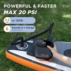 Paddle Board Pump Electric 20psi The Puffer Pro  Portable Sup Pump  Dual-stage