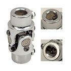 3 4  36 Spline X 3 4  Dd Steering Universal Joint Chrome Single U Joint Shaft