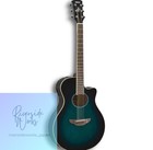 Yamaha Apx600 Acoustic Electric Guitar Blue Burst