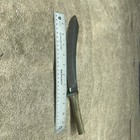 Vintage Bolo Curved Knife Machete With Stag Handle     Handcrafted     12   