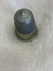 Vintage Sterling Silver Sewing Thimble Hallmark Star  6