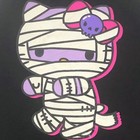 Girls Glow In The Dark Hello Kitty Mummy Halloween T-shirt Tee Shirt