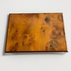 Modiano Poker Gaming Set Lucite Chips Plaques Handmade Wood Box Italian Rare 