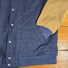 Duluth Trading Bomber Jacket Wool Blend Snap Up Windproof Men s Large Tall Mint 