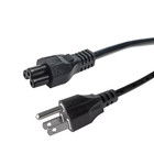 3 Prong Mickey Mouse Ac Power Cord Cable Charge Adapter Pc Laptop