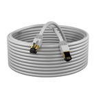 Cat8 Sftp Ethernet Patch Cable 2ghz Network Lan Cord 0 5ft-75ft Gray Multi Lot