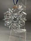 Swarovski Crystal 1999 Annual Snowflake Star Christmas Holiday Ornament 235913