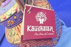New Unused Kaushalam Hand Painted Ta  tea  Kettle Violet Gold Mughal India 36 Oz