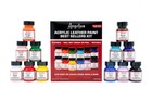 Angelus Acrylic Leather Paint Best Sellers Kit  12 Colors   1 Oz 