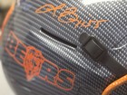 Lance Briggs Chicago Bears Hydro-dipped Auto  bas  Authentic Full Size Helmet