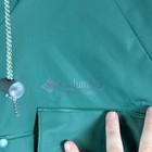 Vintage Columbia Wading Fly Fishing Jacket Mens Large Green Hooded Waterproof