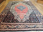 3 5 X 4 9 Antique Serapi Heriz Veg Dye Caucasian Kazak Vintage Oushak Shirvan