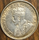 1917 Canada Silver 10 Cents Coin