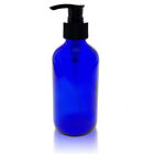 New  Glass Empty Massage Oil lotion Bottle With Pump For Oil Holsters - 3 Sizes