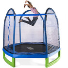 7-foot My First Trampoline Hexagon  ages 3-10  For Kids  Blue green