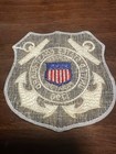 Vintage Us Coast Guard 1790 Rolled Edge Twill Patch