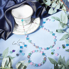 200pcs Frosted Glass Beads 10 Color 8mm Sea Glass Beads Spacers Matte Bead Ocean