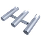 Multi-aluminum Boat Rod Holder For Fishing 3 4 Tubes Link Rod Pod Exclusive 