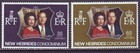 New Hebrides British 1972 Sc 169-170 Mnh Set Silver Wedding