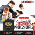 5 Core Acoustic Guitar 6 String Set Steel Carbon Core Bright Tone Long-lasting