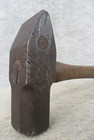 Rare Antique Orignal Hickory Handle Prr Railroad Train Track Sledge Hammer Tool