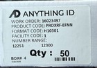 Anything Id 26 Bit Hid Format H10301 Prox Rfid Key Fob Gray 50 Pack