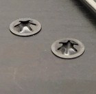 Tonka Axle Push On Retainer clips  A Dozen For 3 16 Diameter Axles