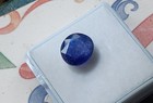 4cts - 8x9x4mm Loose  Blue Sapphire Oval-ish Natural Africa