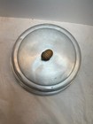 Vintage West Bend Cake Dome Carry Keeper Aluminum Mcm Mid Century Acorn Oak