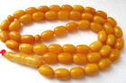Amber Rosary Islamic Prayer 49 Beads Baltic Genuine Stone tasbih Misbaha Kahrama