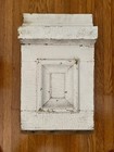 Antique Wooden Vintage Architectural Salvage Chippy Paint Wall Hanging Pediment